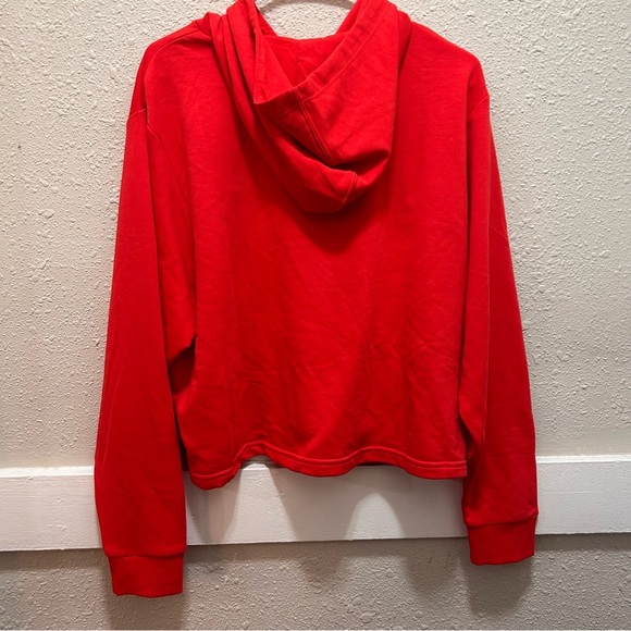 Puma Amplified Cropped Hoodie Poppy Red NWT XL - Picture 5 of 5